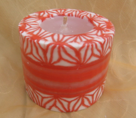 Oranje sterren Swazi Candle