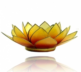Lotus sfeerlicht geel/oranje