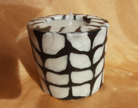 Bladeren zwart Swazi Candle
