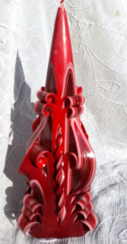 Spaanse kaars roze rood pyramide