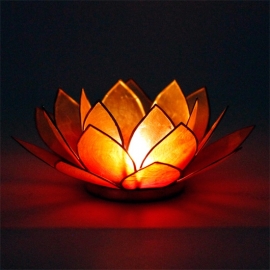 Lotus sfeerlicht geel/oranje