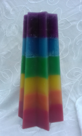 Regenboogkaars Ster xl