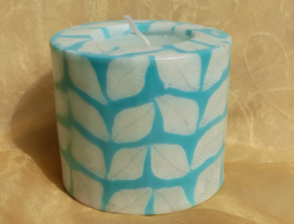Turquoise bladeren Swazi Candle