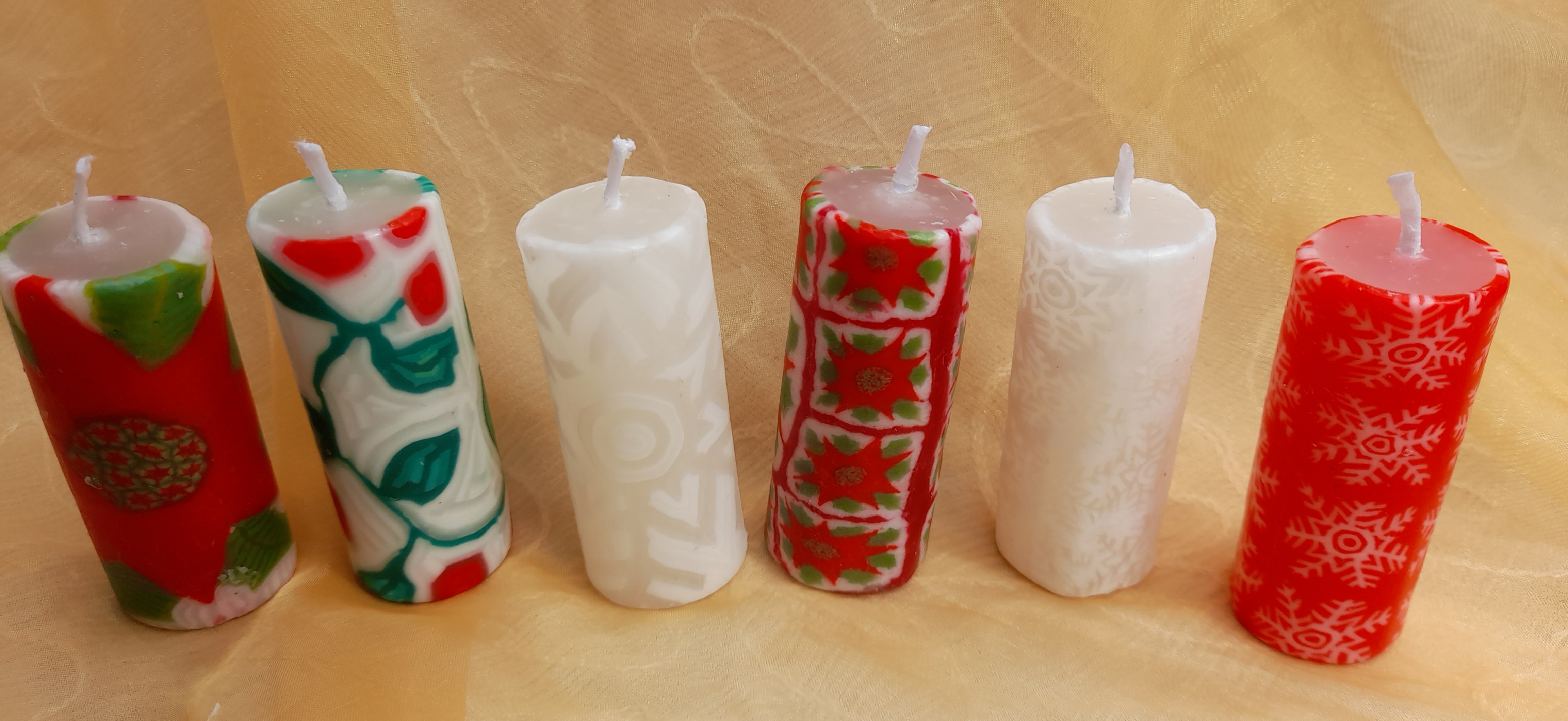 Mini kaarsjes swazi Candles Kerst