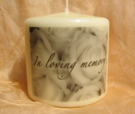 Gedenkkaars "In Loving Memory"