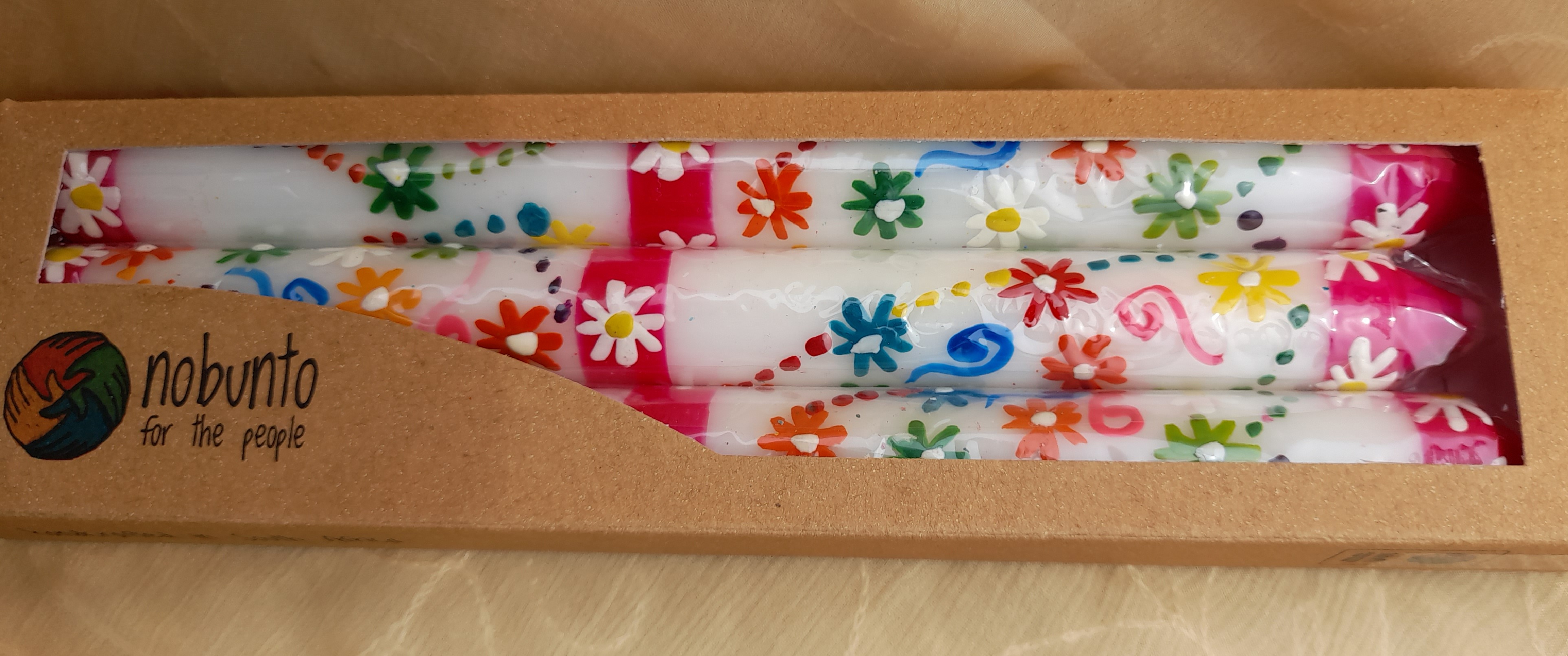 Bloemen dinerkaarsen Nobunto