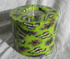 Vlinderkaars groen Swazi Candle