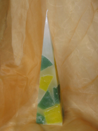 Scherven kaars recycle