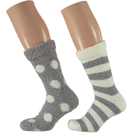 Art. 31033047 Ladies Softy Bedsocks 2-pack