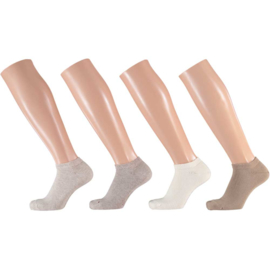 Art. 58490  Bio Cotton Basic Sneaker Socks 4-pack