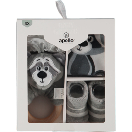 000160200008 APOLLO BABIES GIFTBOX RACOON