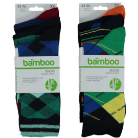 Art. 21472002 Man Mode sokken Bamboo 3-pak