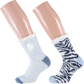 Art. 31033050 Ladies Softy Bedsocks 2-pack