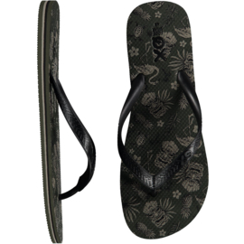 Art. 21993016 Heren Flipflops Geprint Army