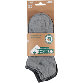 Art. 58490  Bio Cotton Basic Sneaker Socks 4-pack