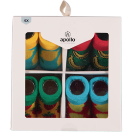 000161410006 APOLLO NEW BORN SOCKS GIFTBOX 4-PACK