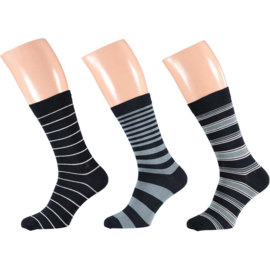 Art. 58061001 Mode sokken Bio Cotton  Multi Marine 6-pack