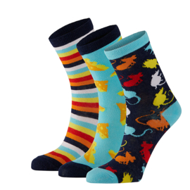 000132200006 CHILDREN COMPUTER SOCKS GIFTBOX 3 PACK