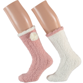 Art. 31033043 Ladies Softy Bedsocks 2-pack