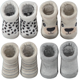 000161410012 APOLLO NEW BORN SOCKS GIFTBOX 4-PACK