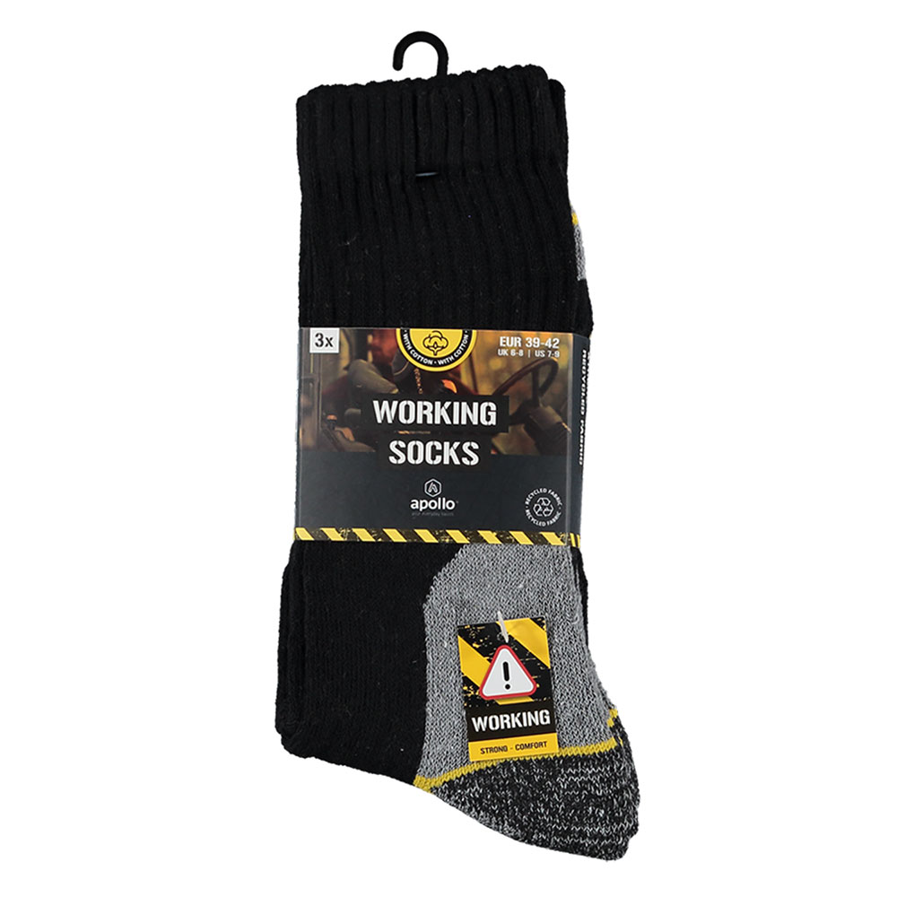 Art. 000122430000 APOLLO WORKER SOCKS 3-PACK