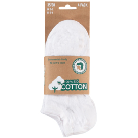 Art. 58490  Bio Cotton Basic Sneaker Socks 4-pack