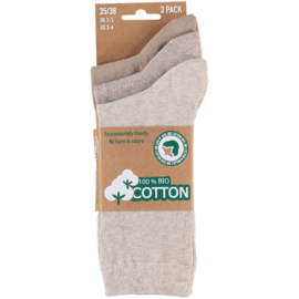Art. 58060  Bio Cotton Basic Socks 3-pack