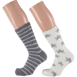 Art. 31033044 Ladies Softy Bedsocks 2-pack