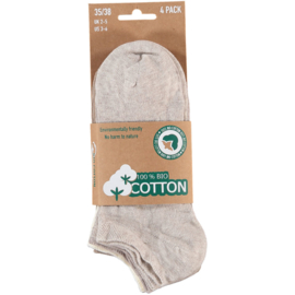 Art. 58490  Bio Cotton Basic Sneaker Socks 4-pack