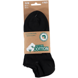 Art. 58490  Bio Cotton Basic Sneaker Socks 4-pack