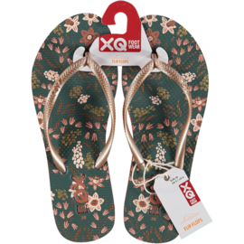 Art. 24993019 Dames Flipflops geprint Teal