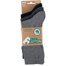 Art. 58060  Bio Cotton Basic Socks 3-pack