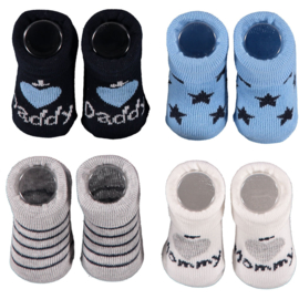 000161410002 APOLLO NEW BORN SOCKS GIFTBOX 4-PACK