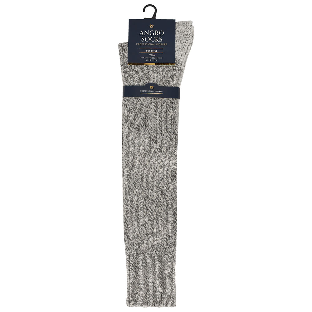 Art. 000126000001 ANGRO MEN WORKER KNEEHIGH SOCKS 100% WOOL BOTTOM