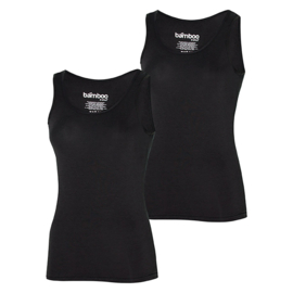 Art. 61558001 Dames Basis Singlet Bamboo 2-pack