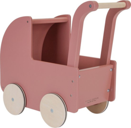 Poppenwagen hout