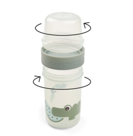 Snack container croco green (L)