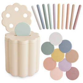 Mushie sorteerset - coins & tubes