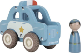 Houten politiewagen