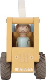Houten kraanwagen