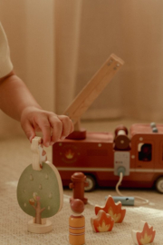 Houten brandweerwagen XL