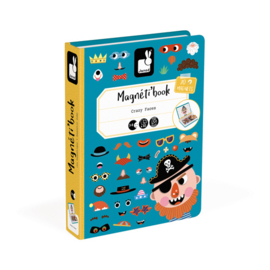 Magneetboek gekke gezichten jongen