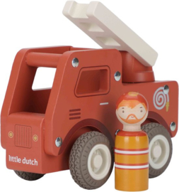 Houten brandweerwagen