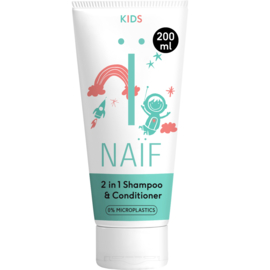 Naïf 2 in 1 shampoo & conditioner voor kids