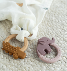 Bijtringen deer friends mustard/powder