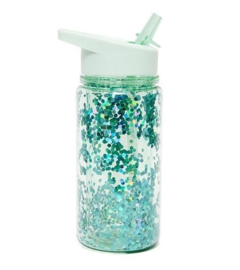 Drinkfles glitter Orchid