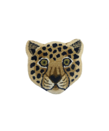 Loony Leopard head rug