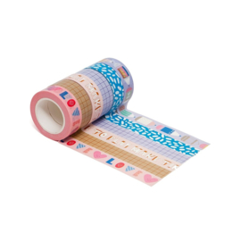 Masking tape Make time to play (6x)