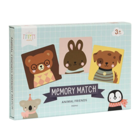 Memory match dieren