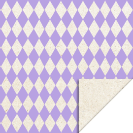 Cadeaupapier harlequin lilac